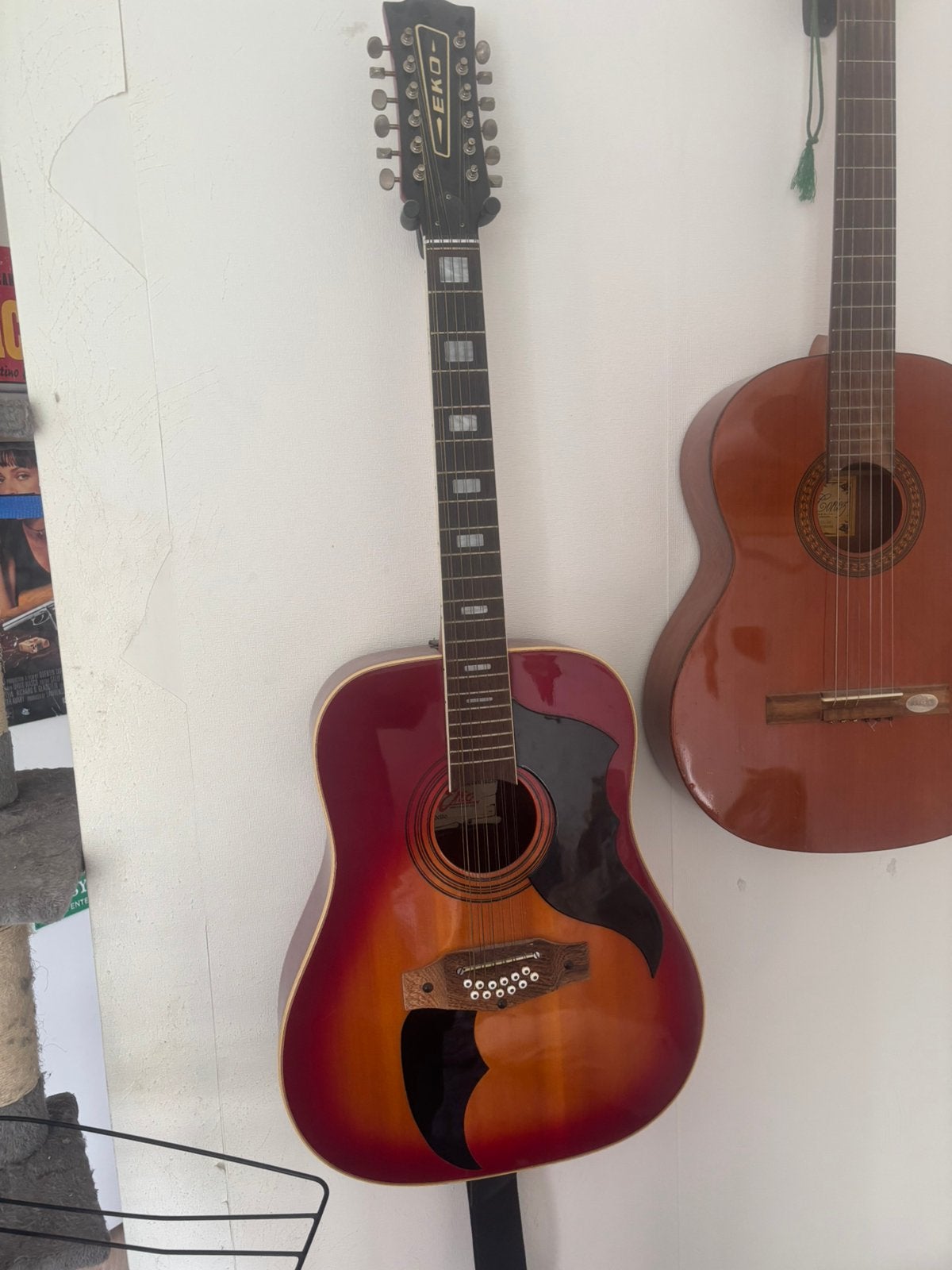 EKO twaalfsnarige gitaar, Muziek en Instrumenten, Ophalen, Zo goed als nieuw, Western- of Steelstringgitaar