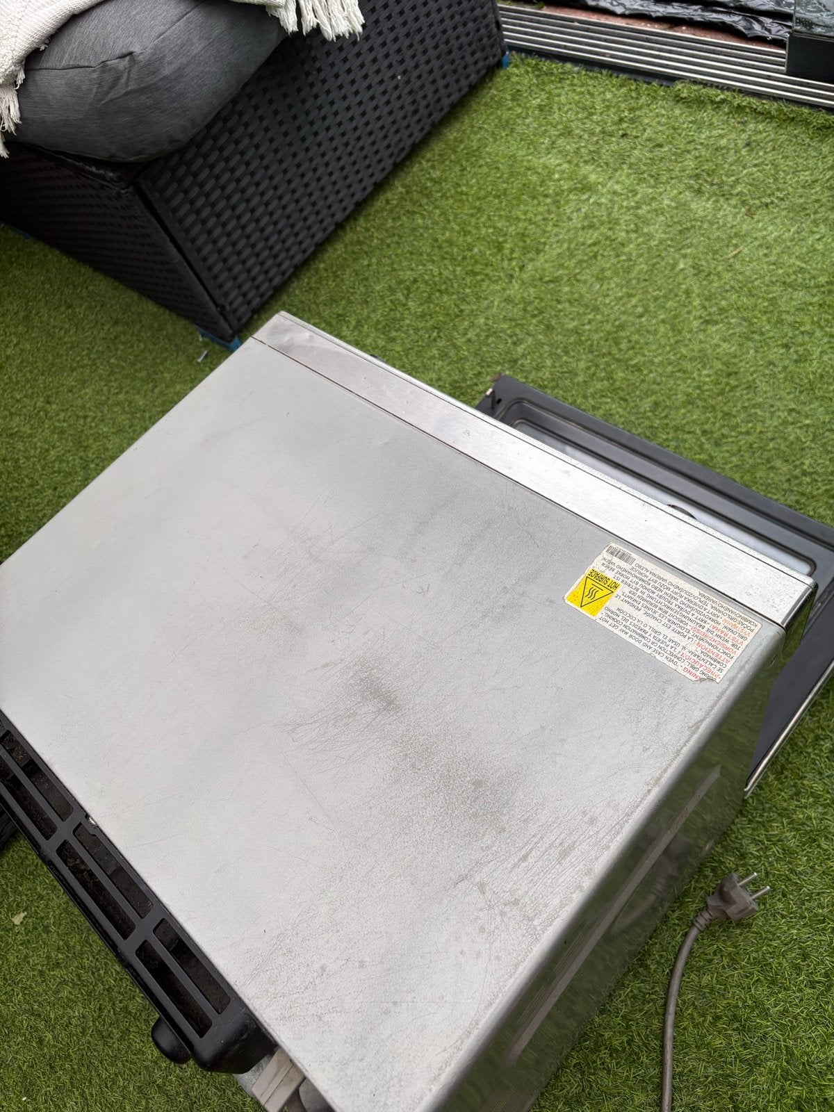 Samsung Combimagnetron - Zwart/RVS - Gebruikt, Combimagnetron, Gebruikt, 60 cm of meer, Grill