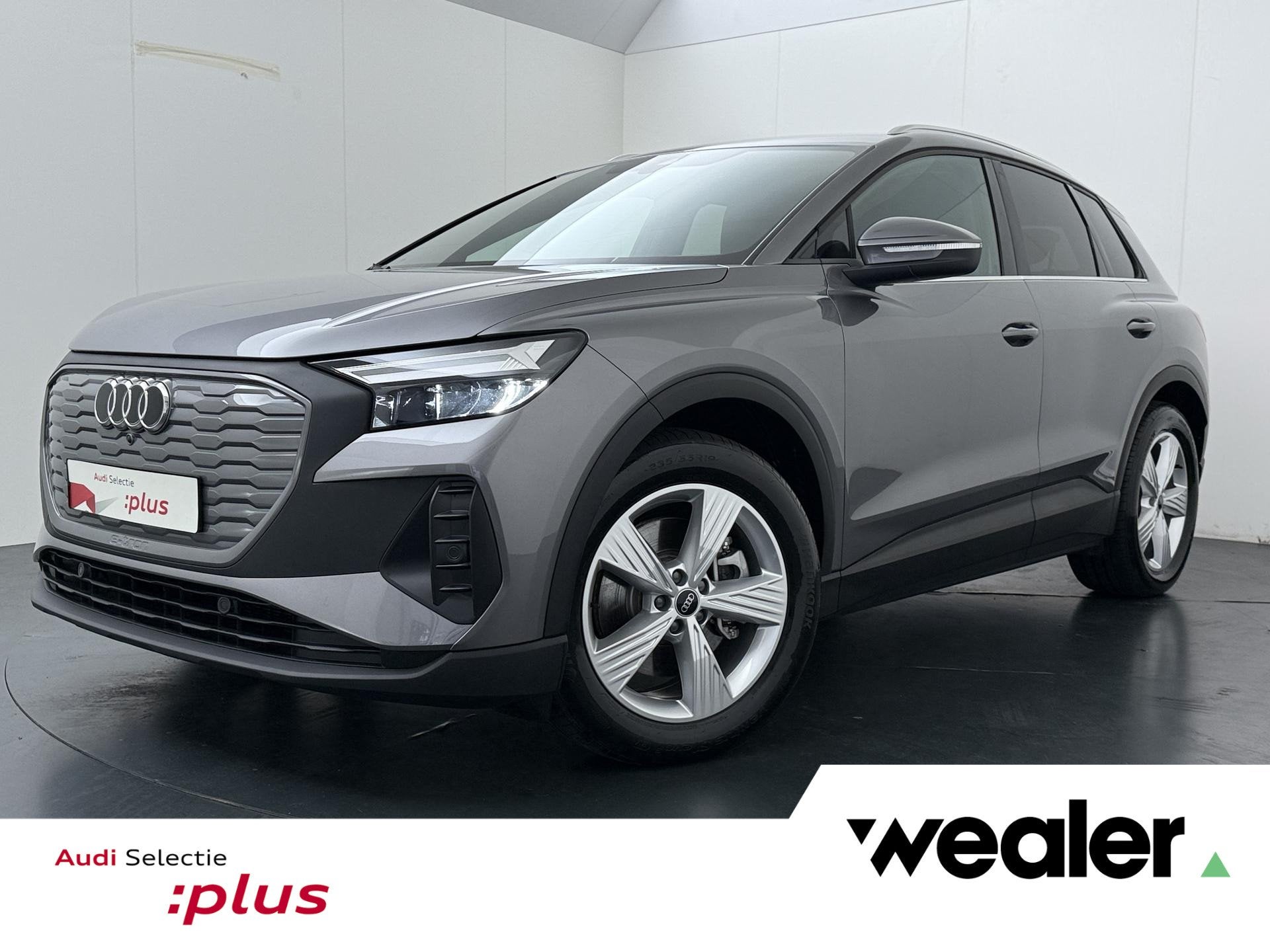 Audi Q4 e-tron 45 Edition 82 kWh | 286 PK | SoH 100% | Warmt, Auto's, Gebruikt, Zwart, 82 kWh, Met garantie (alle)