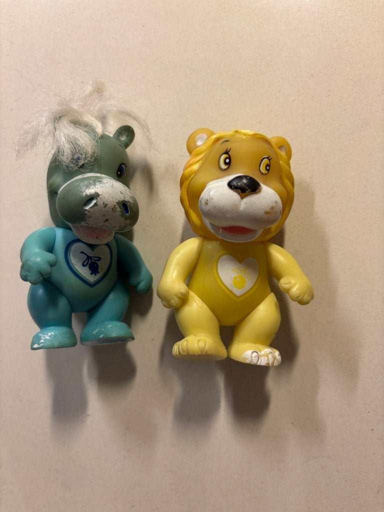 Suma vtg 80’s love pets figure care bears cousins beeldjes!, Ophalen of Verzenden, Gebruikt