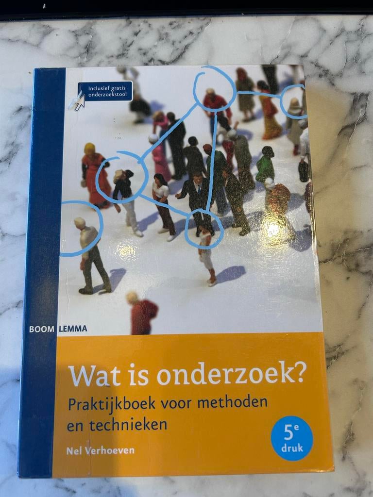 Wat is onderzoek? Praktijkboek methoden en technieken, Boeken, Studieboeken en Cursussen, Zo goed als nieuw, HBO, Gamma, Ophalen of Verzenden