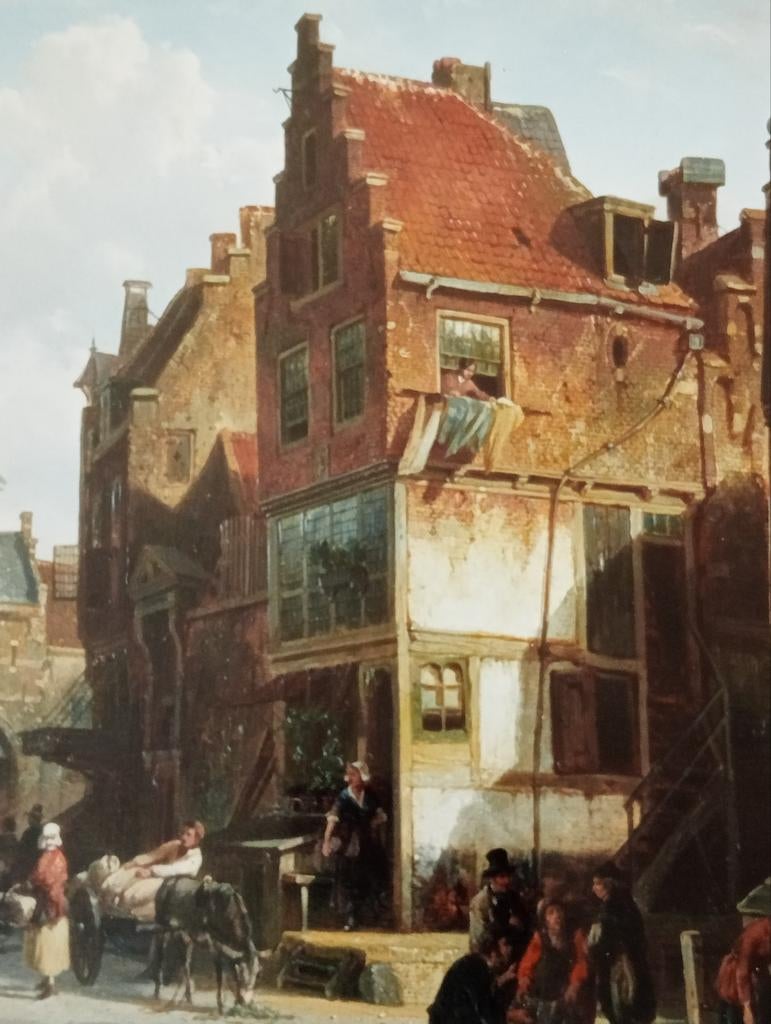 Cornelis Springer galerie persfoto, Antiek en Kunst, Ophalen of Verzenden