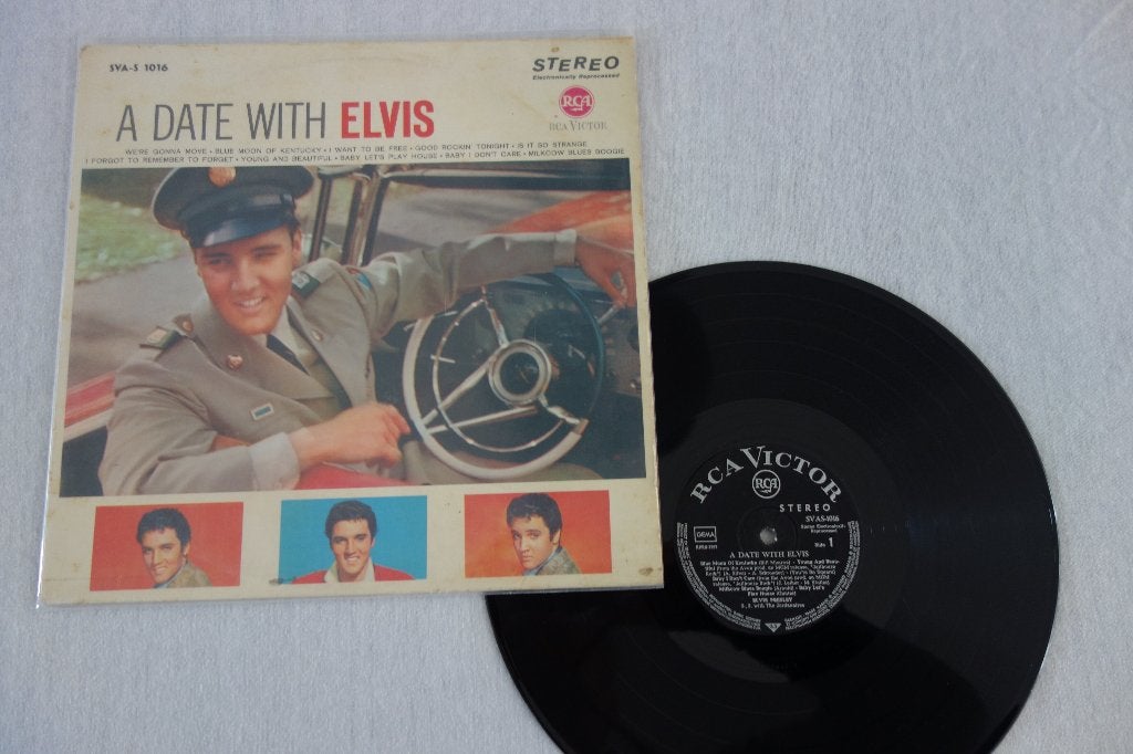 Lp Elvis Presley A day with Elvis, Verzamelen, Ophalen of Verzenden, Zo goed als nieuw, Cd of Plaat
