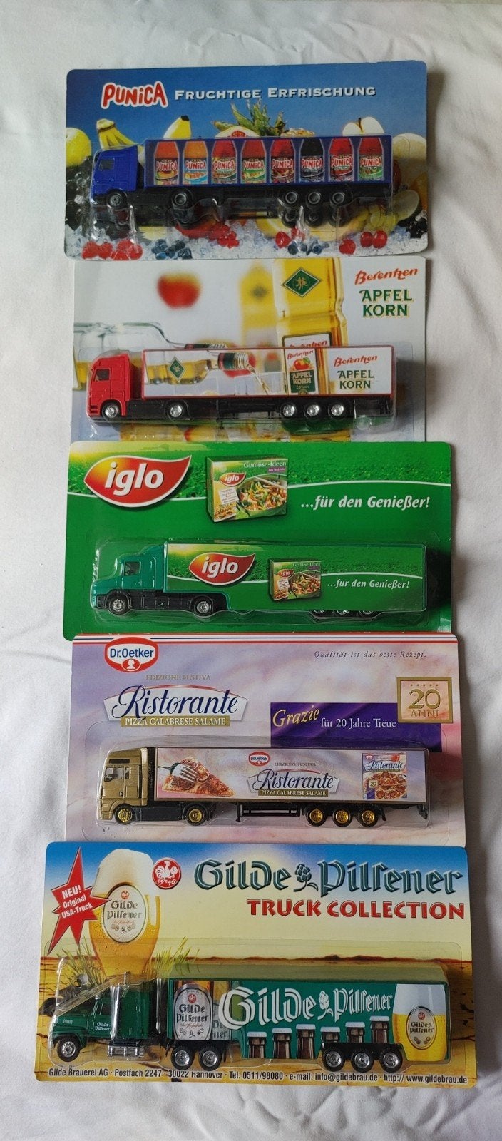 Grell trucks 1:87 5 stuks, Verzenden, Nieuw, Bus of Vrachtwagen, Overige merken