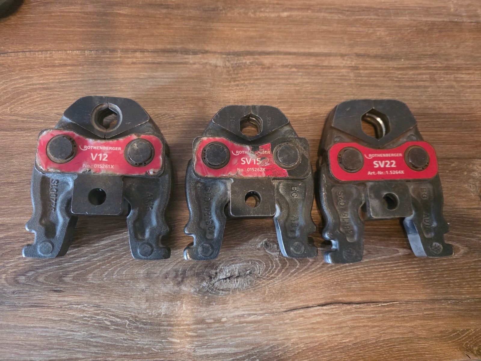 rothenberger persbek koper en staal v12 v15 v22, Doe-het-zelf en Verbouw, Ophalen of Verzenden, Gebruikt, Gereedschapsset, Overige merken