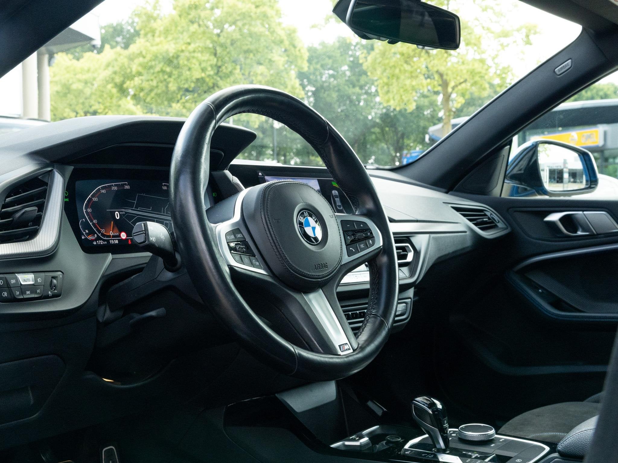 BMW 2-serie Gran Coupé 218i M-Sport Pro|Pano|Garantie tot 4, 136 pk, Gebruikt, 1350 kg, Blauw
