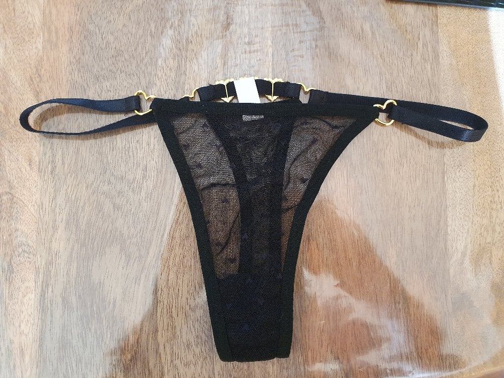 string zwart, Kleding | Dames, Ondergoed en Lingerie, Verzenden, Zwart, String