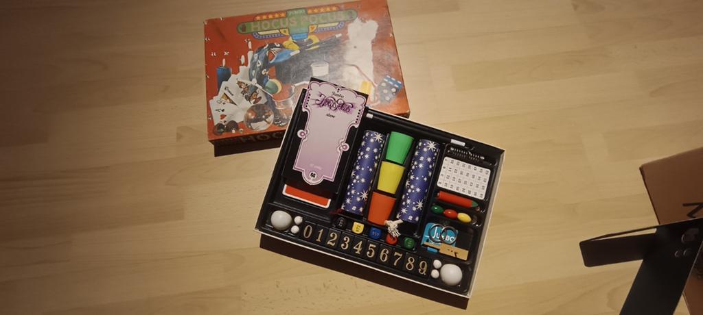 Jumbo Hocus Pocus goocheldoos, Hobby en Vrije tijd, Ophalen, Gebruikt, Jumbo