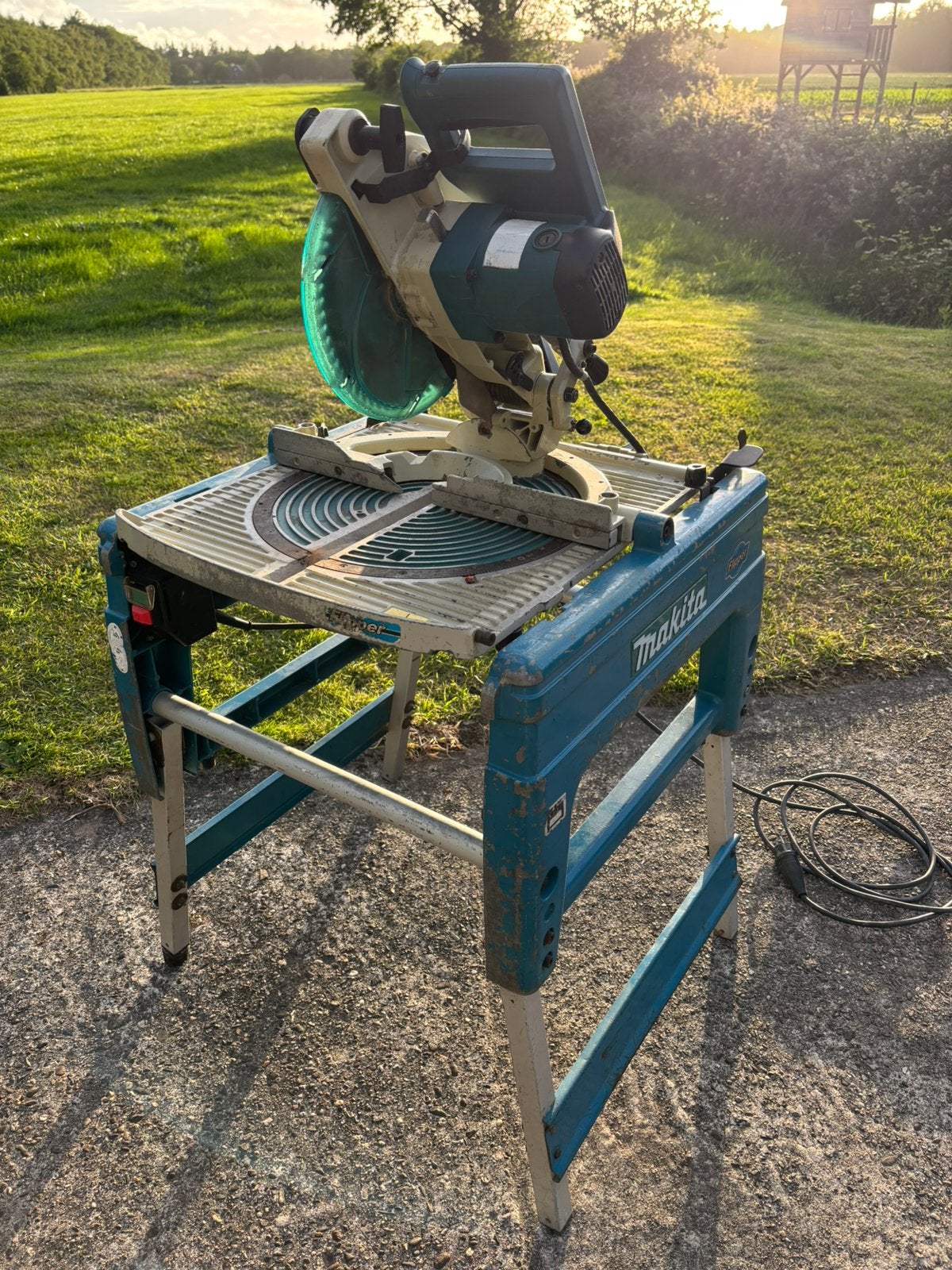 Makita flipper lf1000 zaagtagel afkortzaag, Ophalen, Gebruikt, 70 mm of meer, Afkortzaag