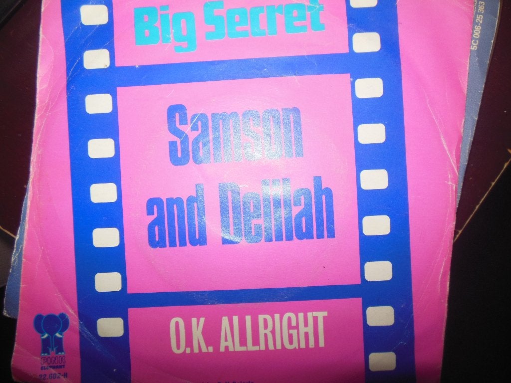 single samson and delliah big secret 45rpm jukebox vinyl 7'', Gebruikt, 7 inch, Ophalen of Verzenden, Pop