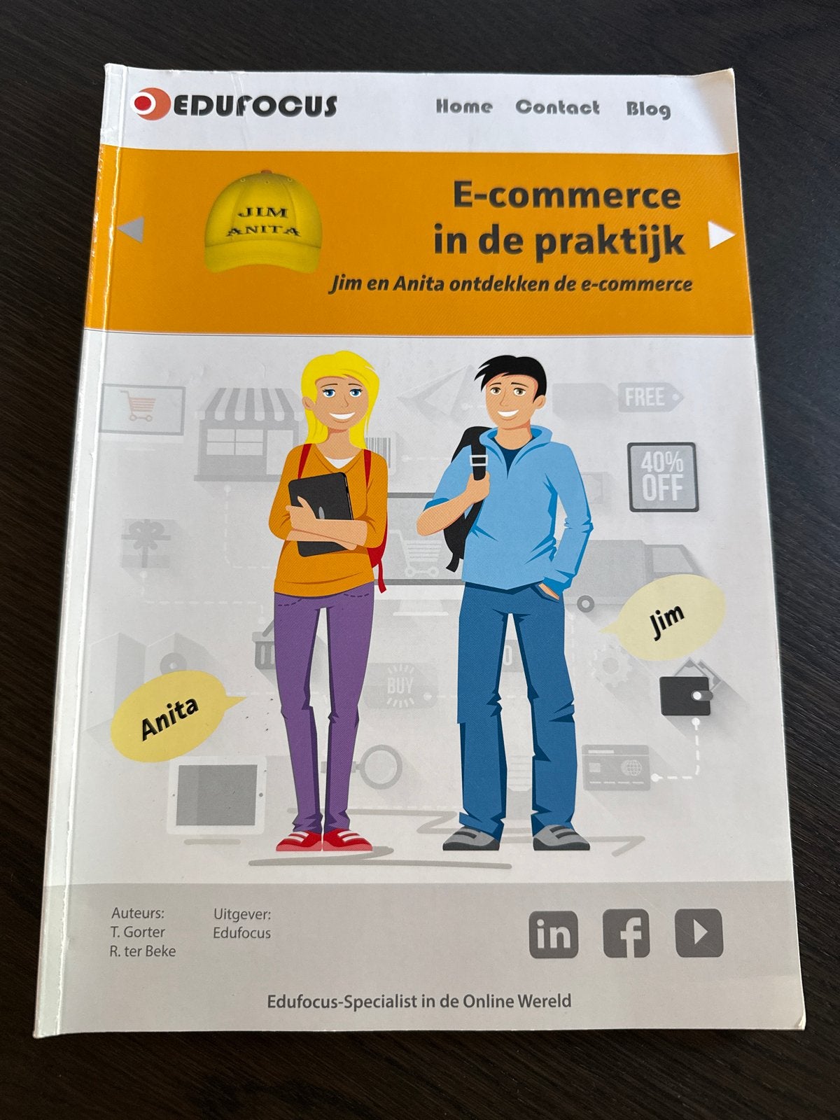 E-commerce in de praktijk - Jim en Anita, Boeken, Ophalen of Verzenden, Gamma, Zo goed als nieuw, MBO