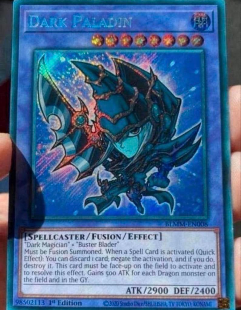 Yu-Gi-Oh! Alternate Dark Paladin BLMM  1st Edition Mint !, Hobby en Vrije tijd, Verzamelkaartspellen | Yu-gi-Oh!, Ophalen of Verzenden