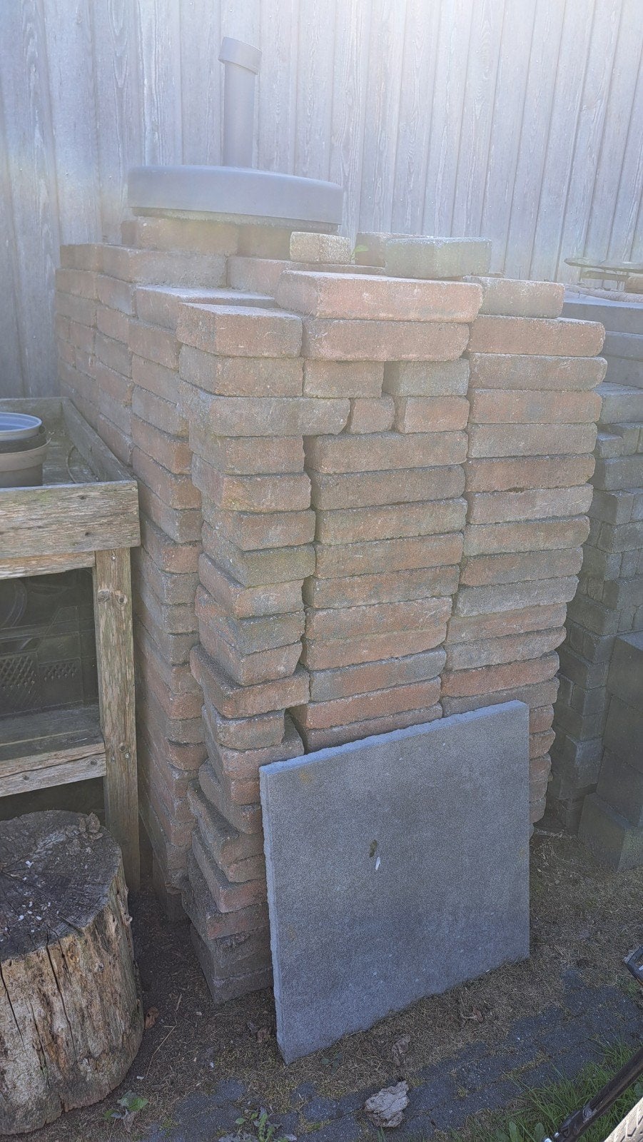 Gebruikte getrommelde cobblestones rood genuanceerd, 30cmx20, Ophalen, Gebruikt, Klinkers, 10 m² of meer
