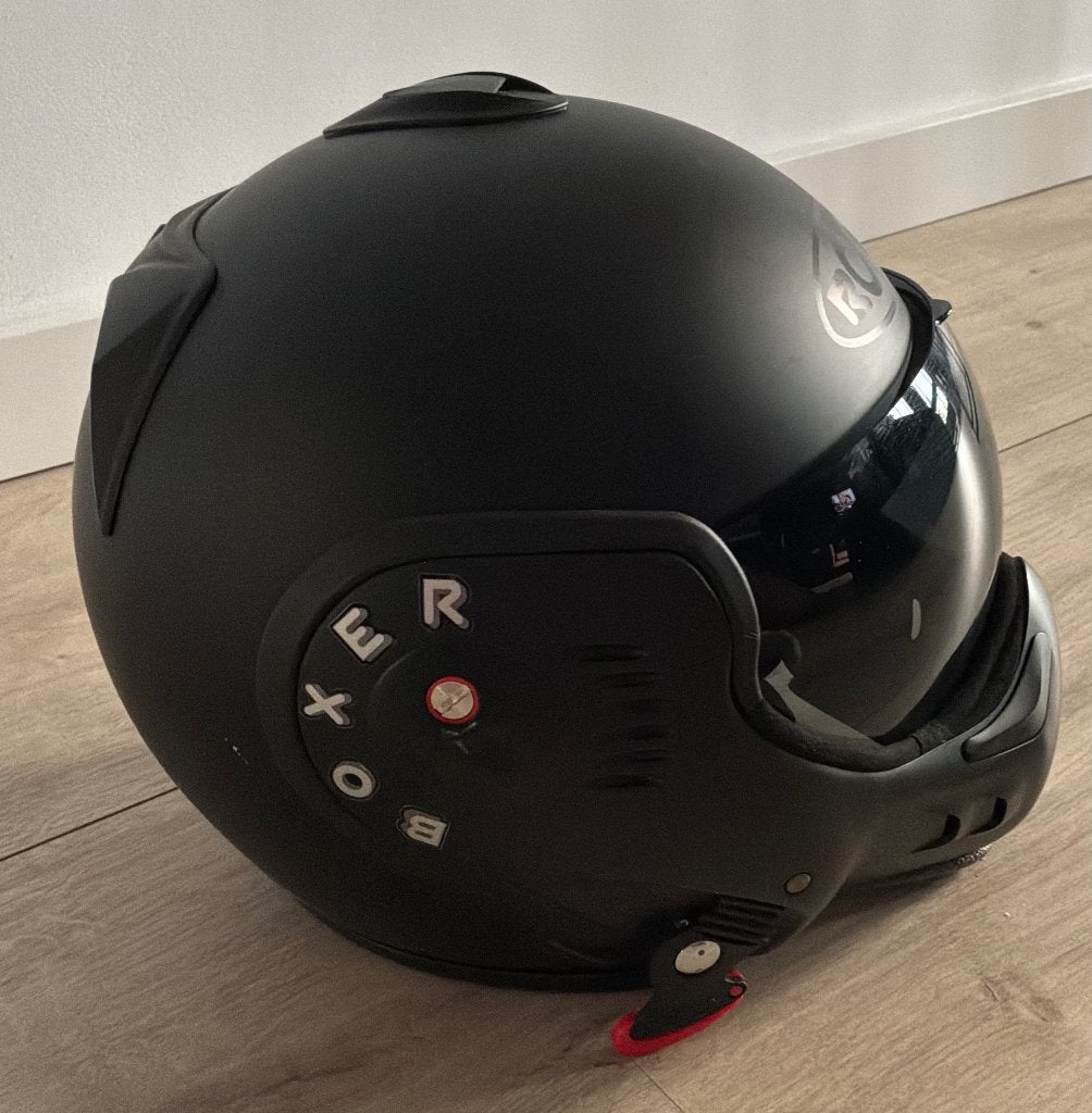 Roof Boxer helm Maat M – Inclusief 2 vizieren, M, Systeemhelm, Tweedehands, Ophalen