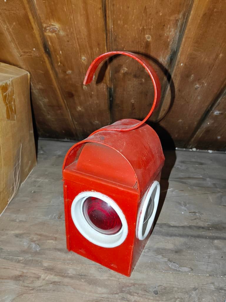 Vintage seinlamp, Ophalen