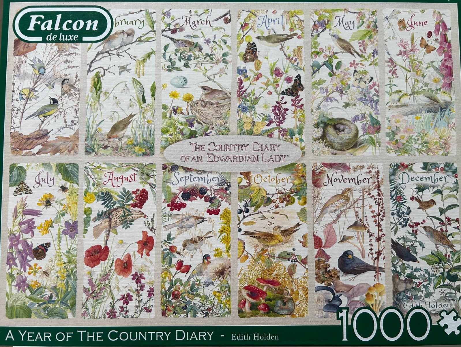 Falcon puzzel 1000 st, Ophalen of Verzenden, 500 t/m 1500 stukjes, Zo goed als nieuw