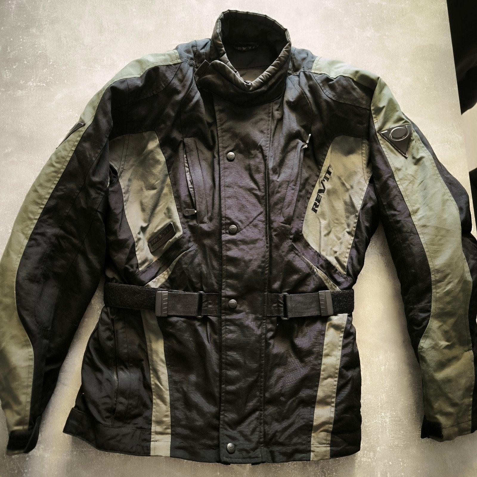 Textiel motorjas Revit M / L  goede staat motor jack jas, Ophalen of Verzenden, Tweedehands, Jas | textiel