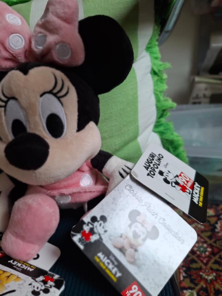 Disney knuffels 25cm - 90 jaar Disney collectie, Ophalen, Disney, Overige typen, Nieuw