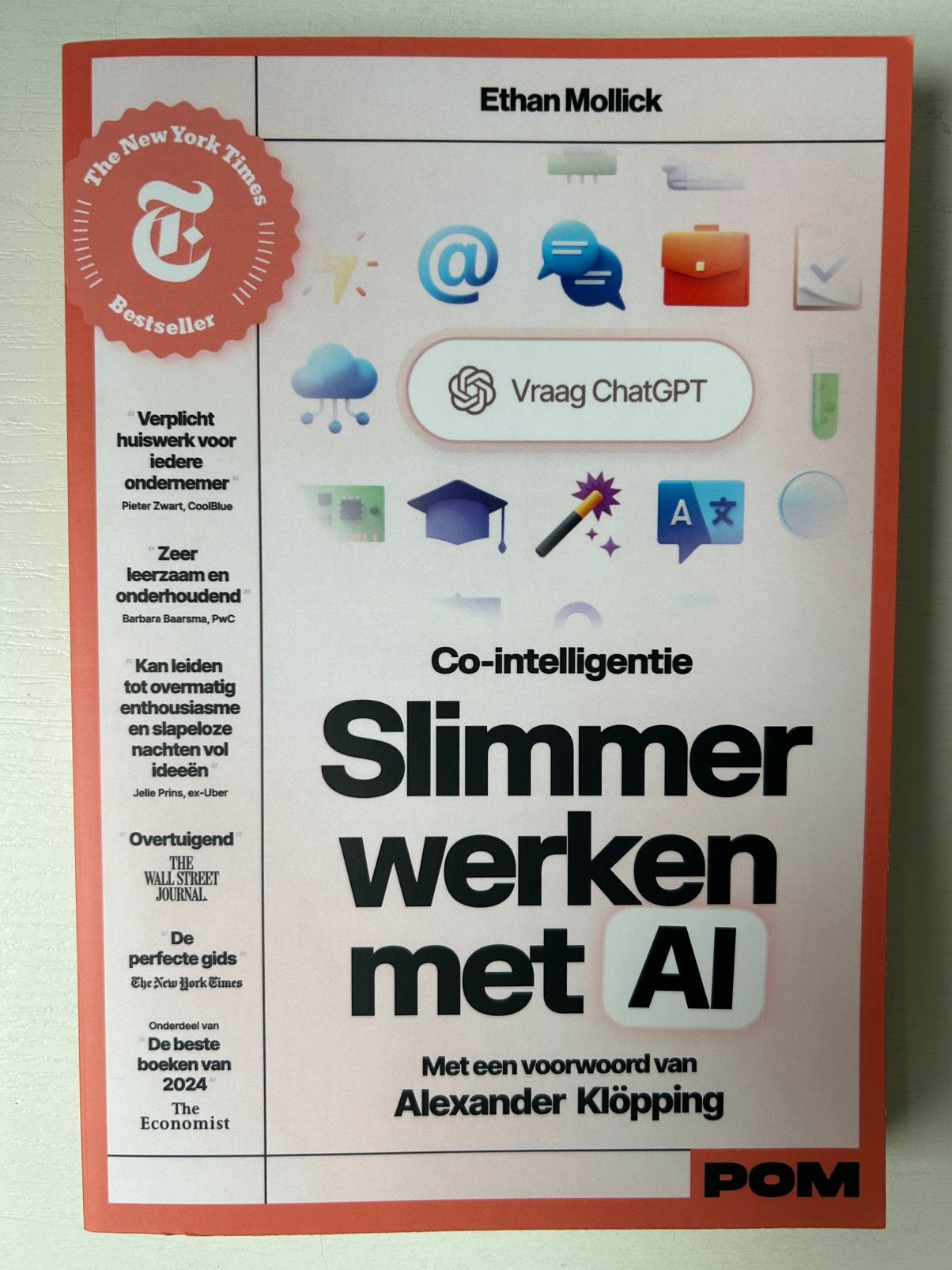 Ethan Mollick - Co-intelligentie slimmer werken met AI, Ophalen of Verzenden, Zo goed als nieuw, Ethan Mollick; Alexander Klöpping