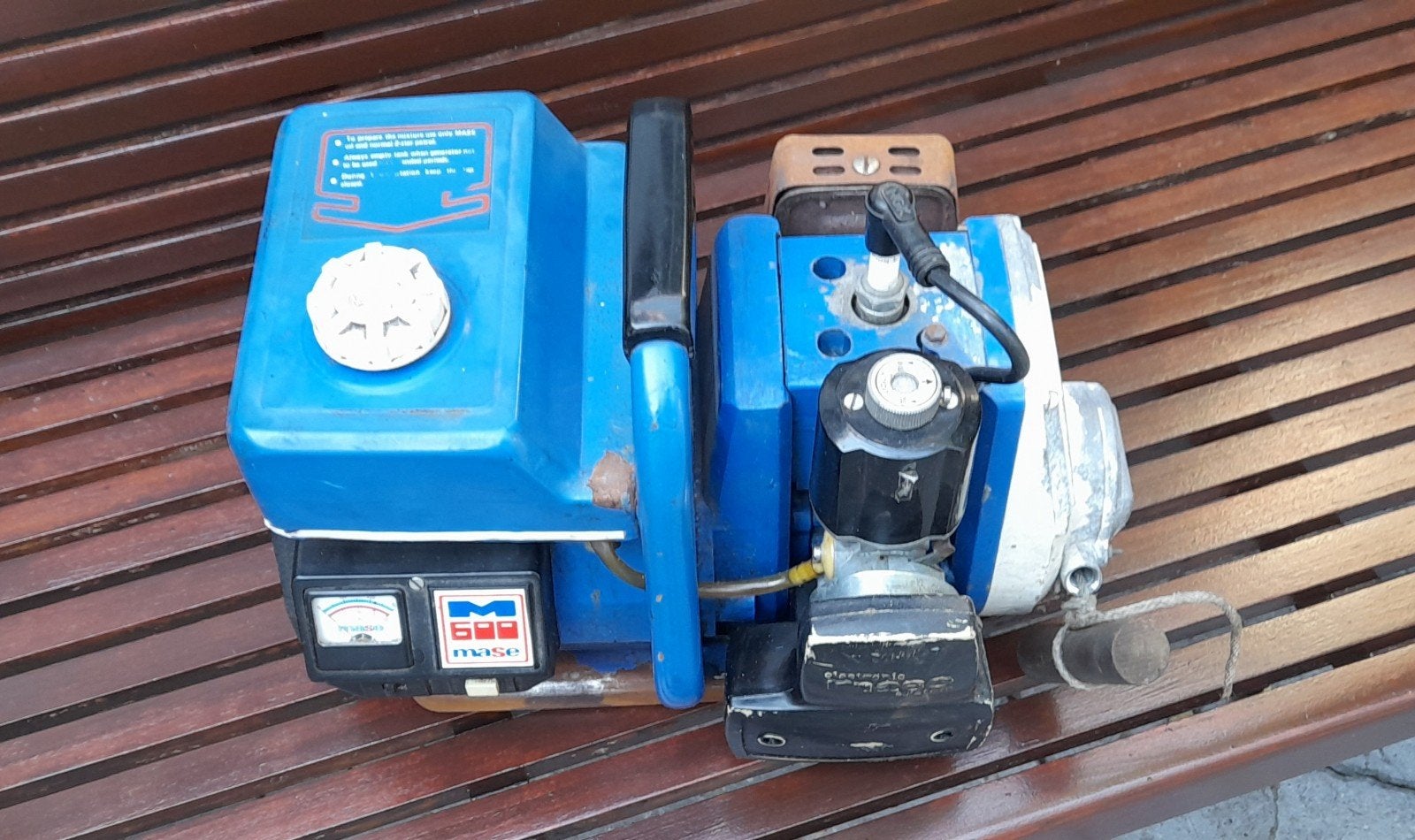 Mase 600 E aggregaat, Ophalen, Gebruikt