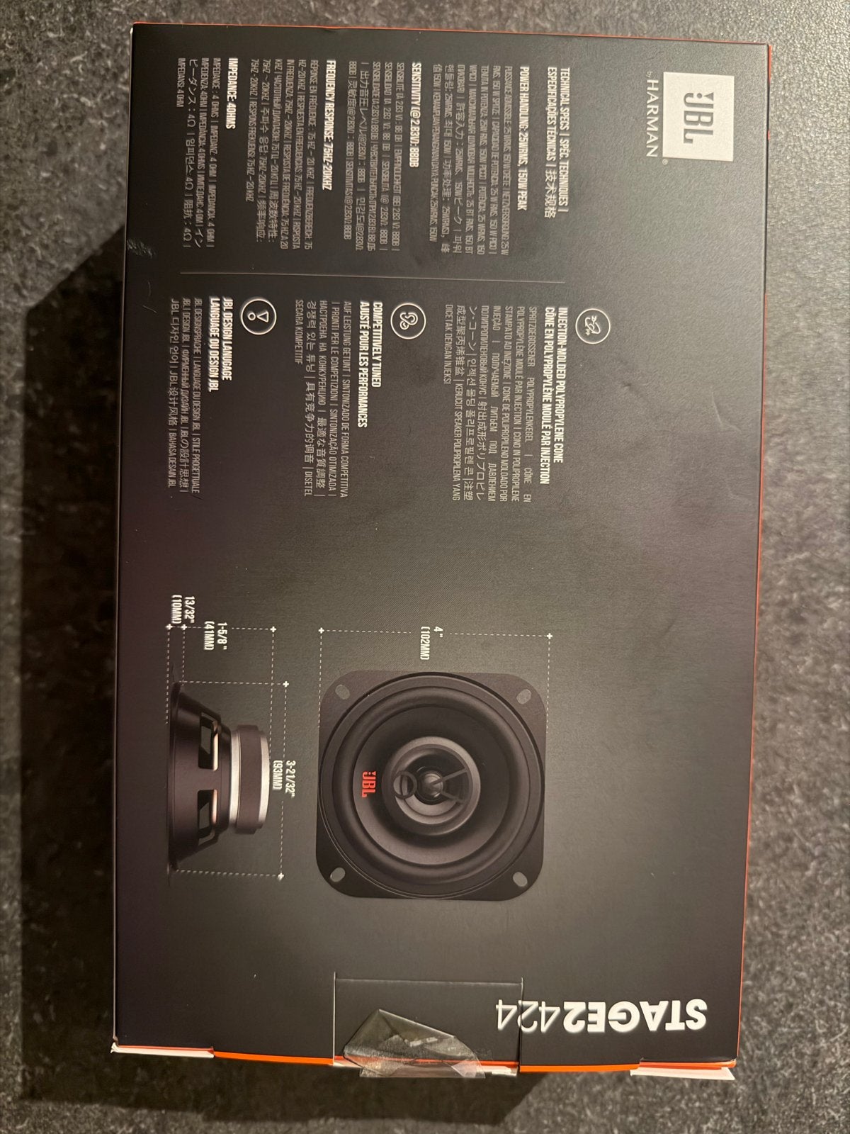 JBL Stage2 424 Auto Speakers - Nieuw in doos, Ophalen of Verzenden, Nieuw