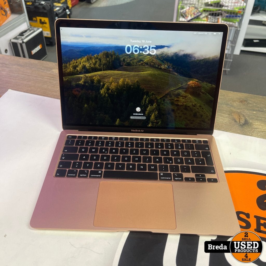 Macbook Air 13" 2020 - 8GB 256GB - i3 - Lees tekst, Computers en Software, Apple Macbooks, Apple, Zo goed als nieuw, Support@apple.com