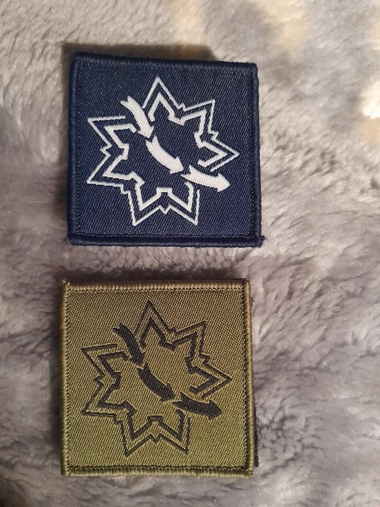 Borstembleem 5x5, Verzamelen, Militaria | Algemeen, Ophalen of Verzenden, Marine, Nederland, Embleem of Badge
