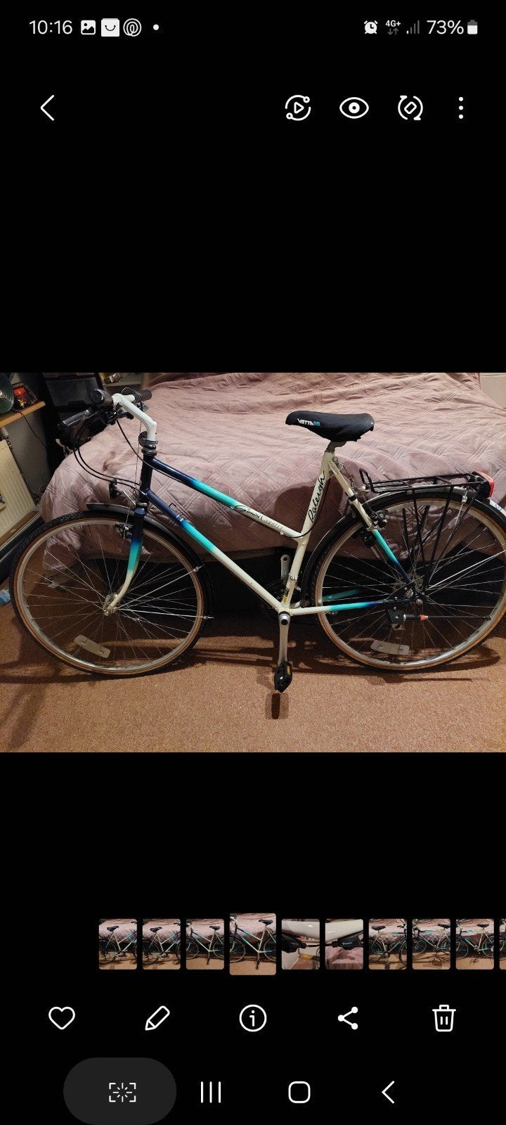 dames ralaigh fiets  28 inch maat 53, Fietsen en Brommers, 50 tot 53 cm, Ophalen, Overige merken