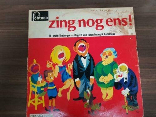 Luxembourg & Boermans ‎– Zing Nog Ens!, LP, Ophalen of Verzenden, Zo goed als nieuw, 12 inch