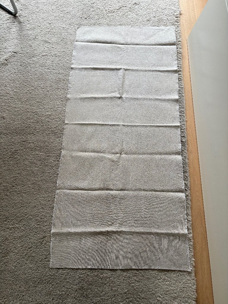 nieuwe lap stof van linnen en katoen, 120 cm of meer, Beige, Nieuw, Ophalen of Verzenden