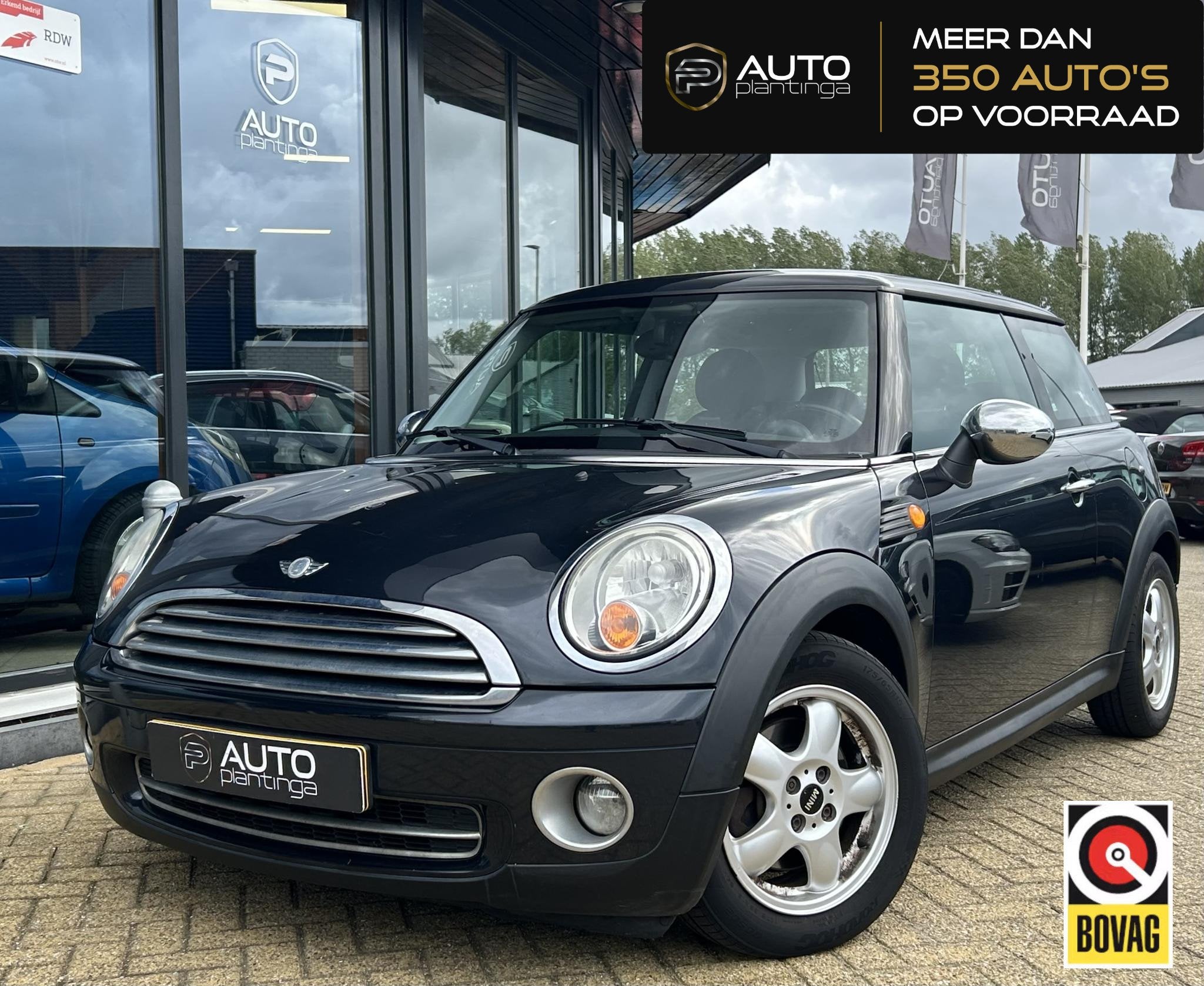 MINI 3-Deurs 1.4 One Pepper | NL AUTO | NAP | Airco | 2 Sleu, Auto's, Voorwielaandrijving, Stof, Gebruikt, Zwart