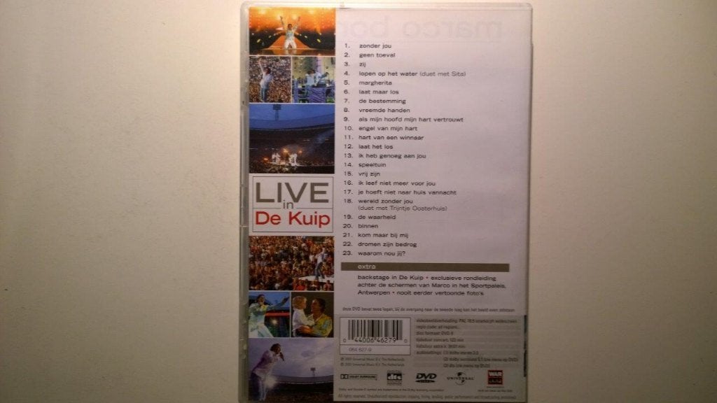 Marco Borsato - Onderweg Live In De Kuip (DVD), Cd's en Dvd's, Alle leeftijden, Ophalen of Verzenden, Zo goed als nieuw