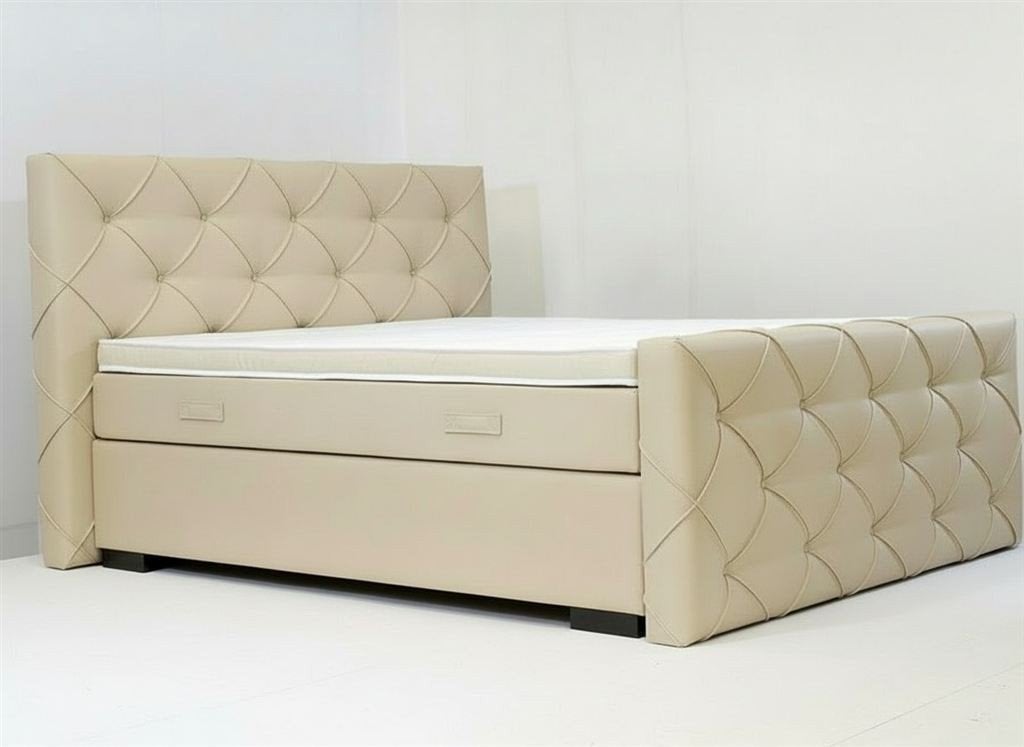 Boxsring bedden-set met voetbord-Snel leverbaar-SALE--, Huis en Inrichting, Ophalen, Nieuw, Tweepersoons, 90 cm