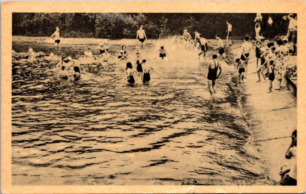 Lunteren - 12 oude ansichtkaarten II, Verzamelen, Ansichtkaarten | Nederland, Verzenden, 1940 tot 1960, Gelopen, Gelderland