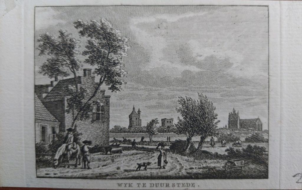 207 / Gezicht op Wyk by Duurstede - Wijk bij Duurstede, Antiek en Kunst, Ophalen of Verzenden