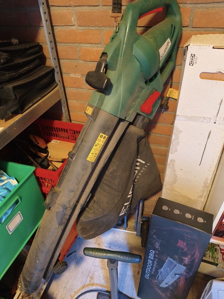 Blad blazer en  Bbq, Tuin en Terras, Bladblazers, Ophalen, Gebruikt, Met opvangzak, Handgedragen