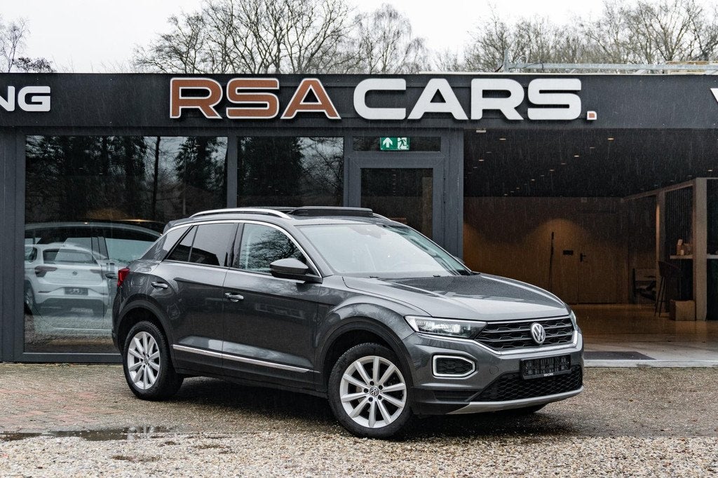 Volkswagen T-Roc 2.0 TSI 4Motion Sport, Auto's, Volkswagen, Automaat, 15 km/l, Gebruikt, Zwart