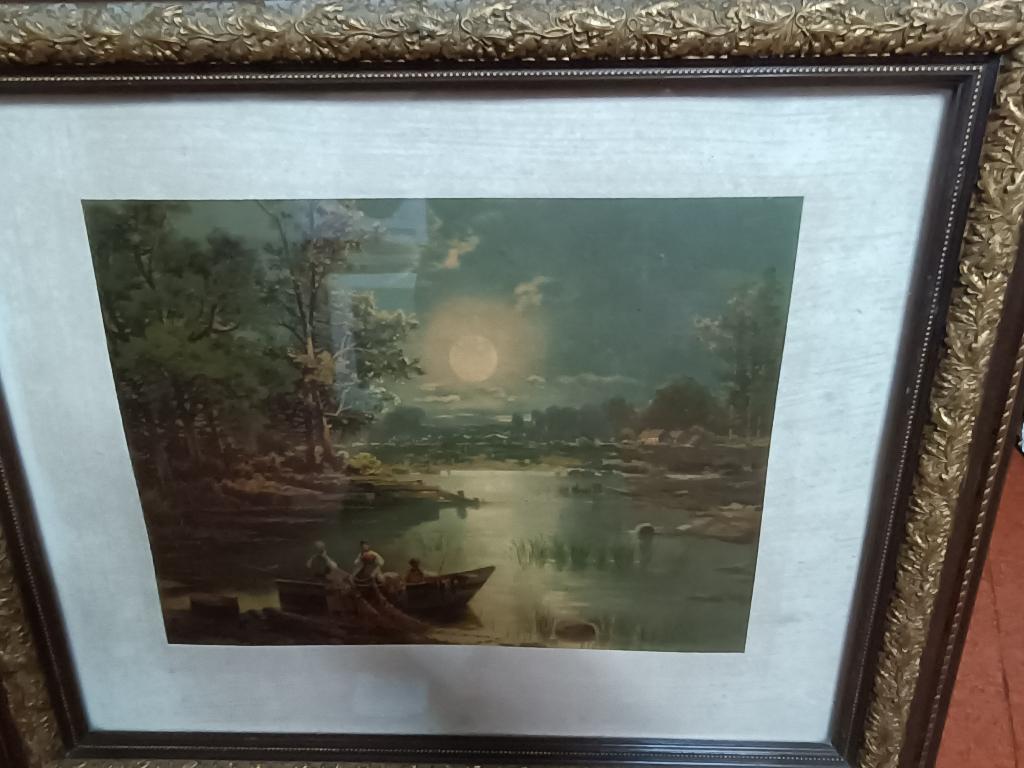 REPRODUCTIE VAN EEN SCHILDERIJ VAN DE KUNSTENAAR ANTON PICK,, Ophalen