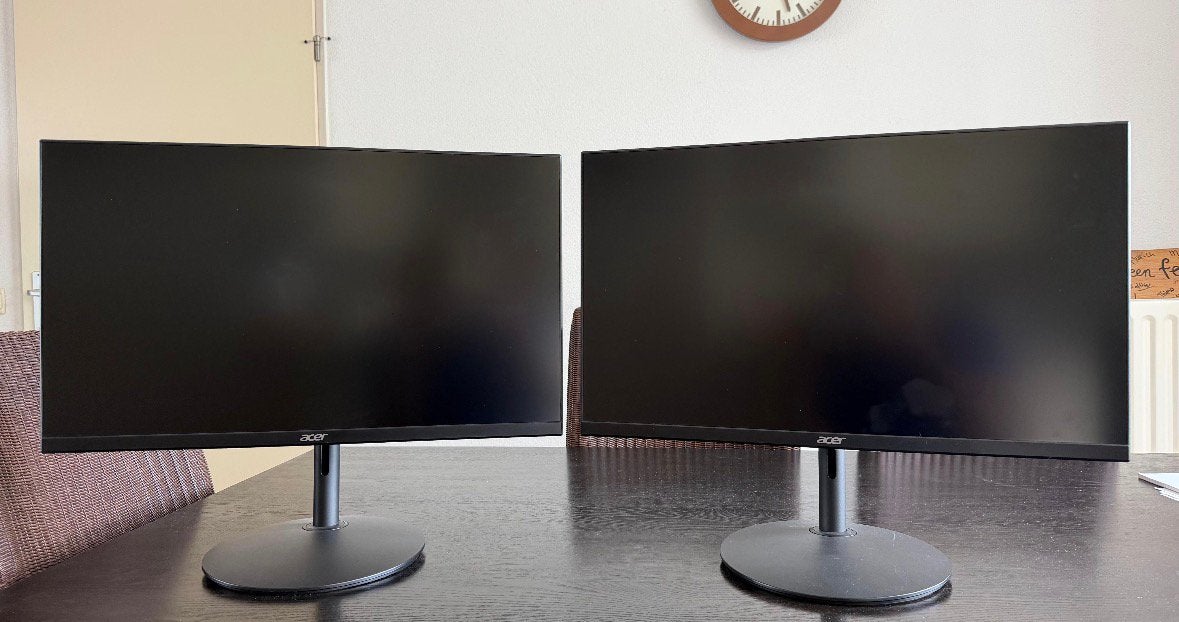 2 Acer Nitro XF240Y S3 Monitor, Ophalen, IPS, Full HD, Zo goed als nieuw