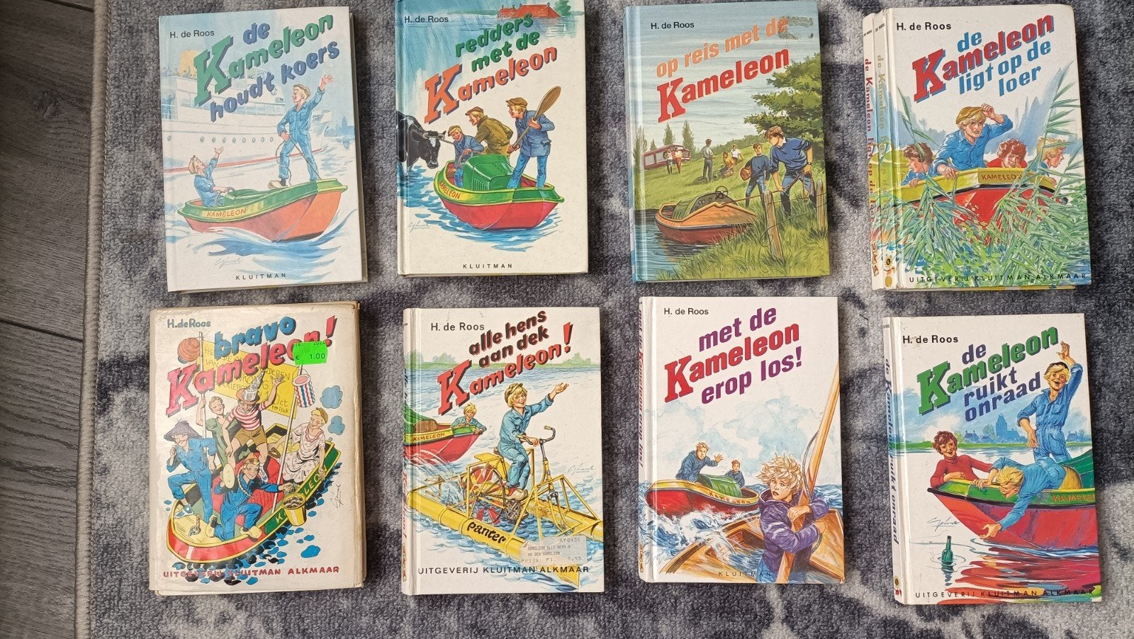Grote collectie De Kameleon boeken - H. de Roos, Ophalen