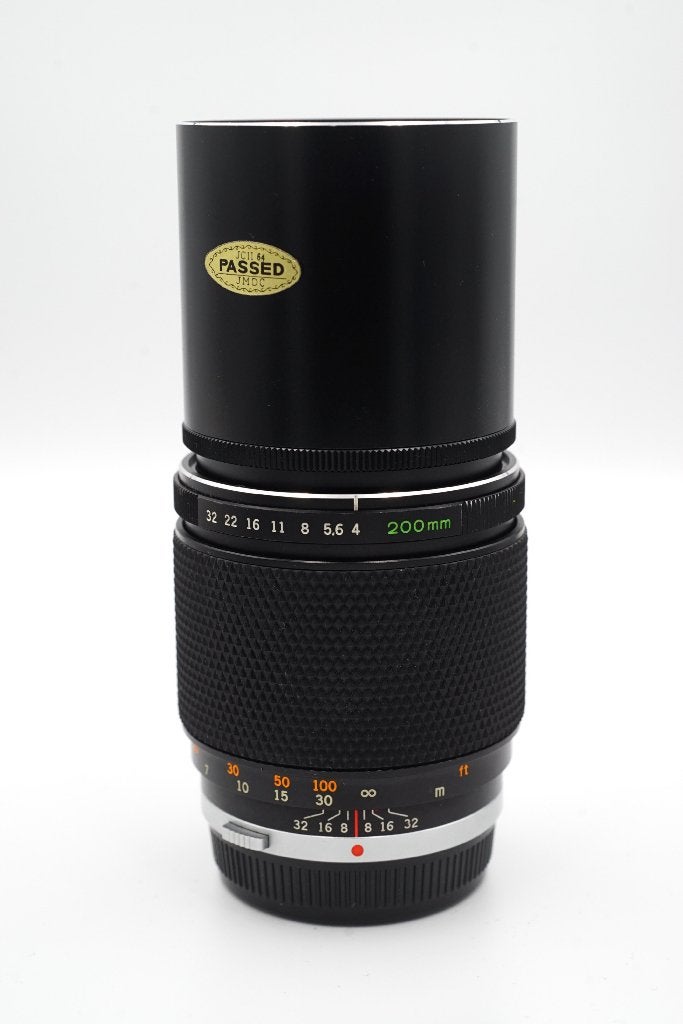Olympus Zuiko Auto-T 200mm f4, Ophalen, Handmatige focus, Olympus, Telelens