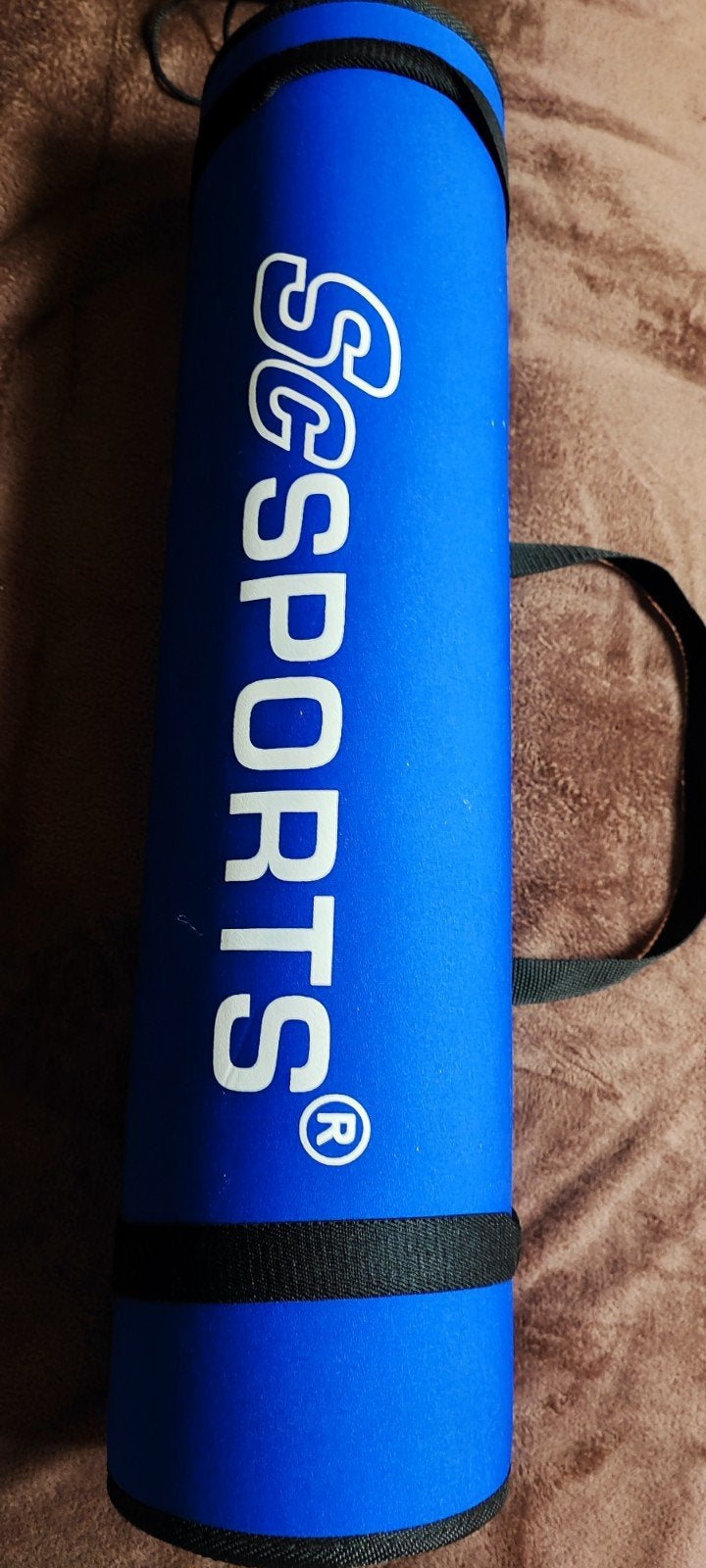 Blauwe yogamat van SGSports, Ophalen of Verzenden, Zo goed als nieuw, Yogamat