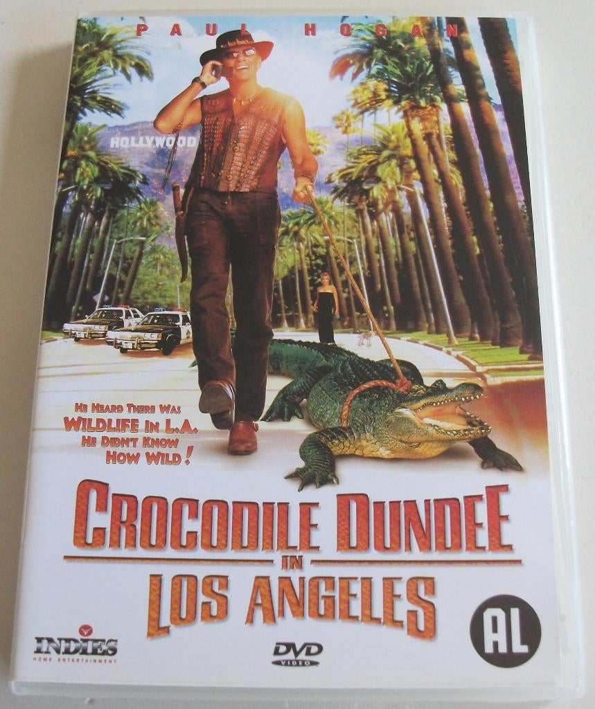 Dvd *** CROCODILE DUNDEE IN LOS ANGELES ***, Alle leeftijden, Ophalen of Verzenden, Zo goed als nieuw, Komedie