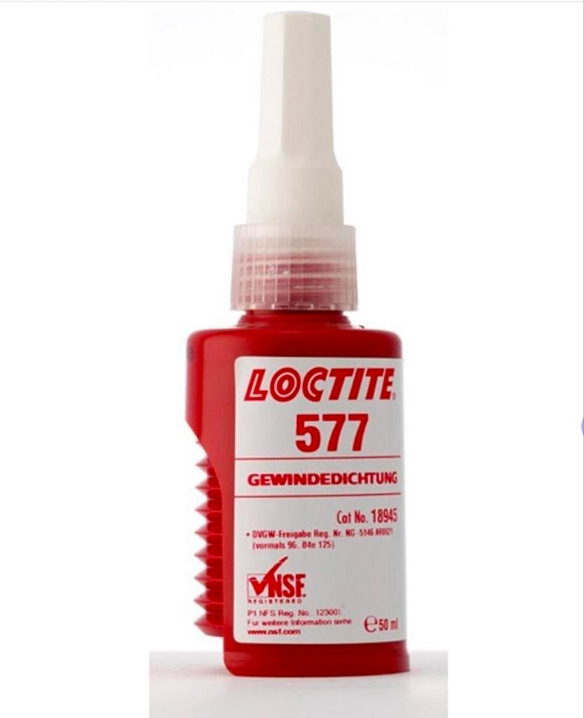 Loctite 577 Gewindedichtung 50 ml, Doe-het-zelf en Verbouw, IJzerwaren en Bevestigingsmiddelen, Ophalen