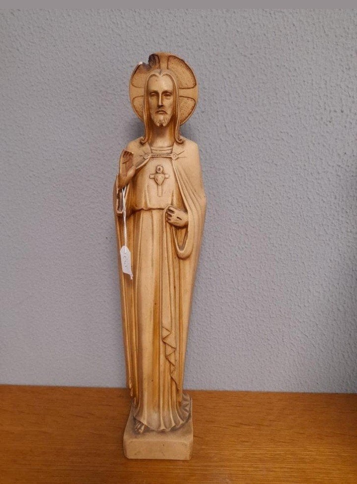 Antiek jezus beeld ca 42 cm, Ophalen