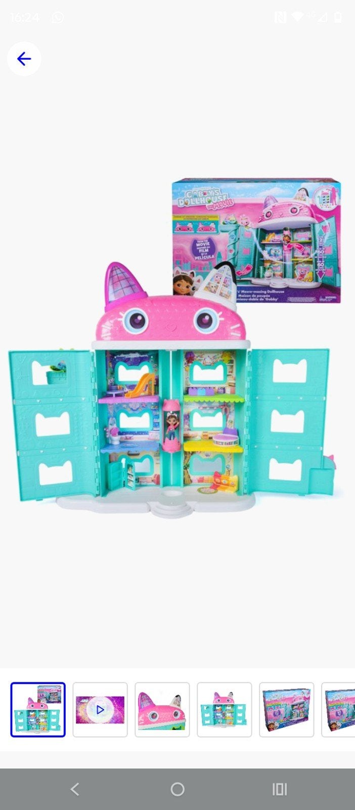 Gabby's Poppenhuis - Gabby en Kitty Fee's Boomhut, Kinderen en Baby's, Speelgoed | Poppenhuizen, Ophalen, Zo goed als nieuw, Poppenhuis