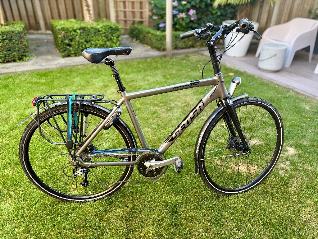 Sensa Superlite Disc Hybride fiets., 28 inch, Vering, Zo goed als nieuw, Meer dan 20 versnellingen