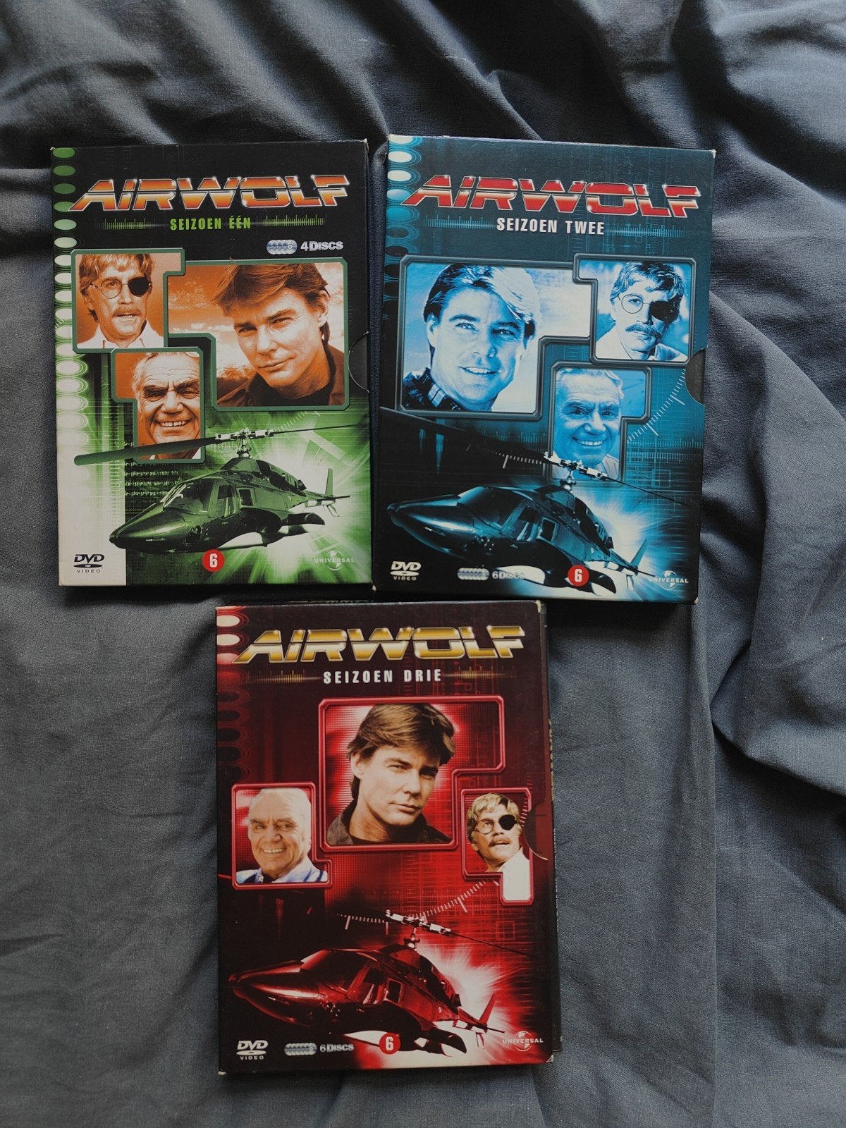 Airwolf DVD Boxset - Seizoen 1, 2 en 3, Gebruikt, Seizoen 1, Ophalen of Verzenden, Vanaf 6 jaar