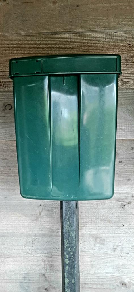 PTT brievenbus in goede staat., Tuin en Terras, Ophalen, Zo goed als nieuw, Kunststof, Staande brievenbus
