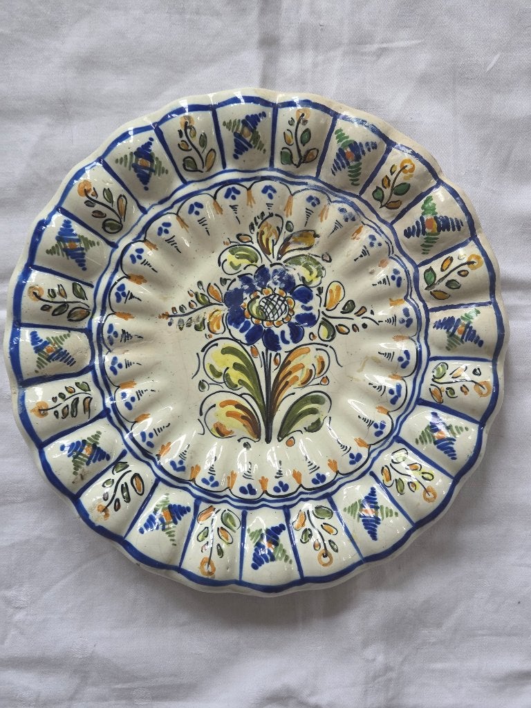 Wandbord Spaans majolica-aardewerk regio TOLEDO, Ophalen of Verzenden